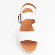 Cassini Medford White Sandal top. Size 42 womens shoes