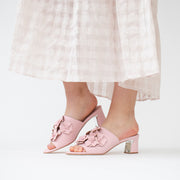 Django and Juliette Jarneya Pink Model Shot. Size 43 womens shoes
