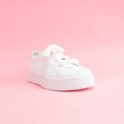 Minx Eye Pop White Sneakers front. Size 43 womens shoes