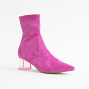 Minx Eden Candy Pink Ankle Boots front. Size 44 womens shoes