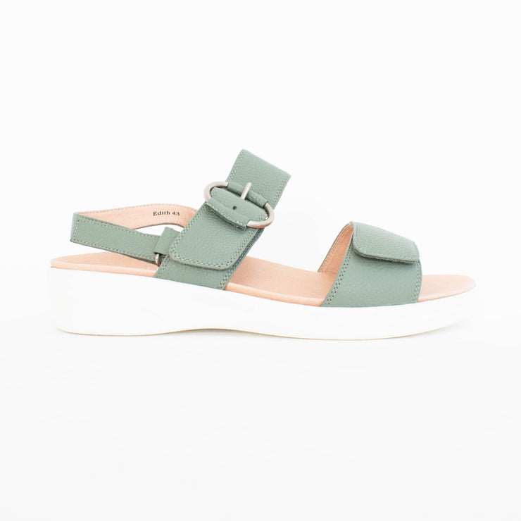 Klouds Elegance Edith Sage Sandals side. Size 42 womens shoes