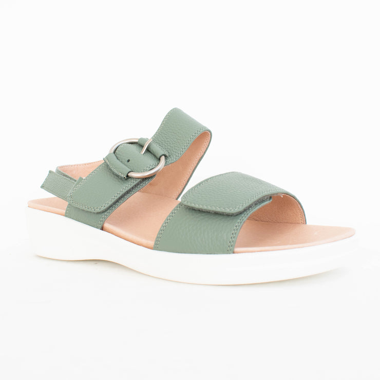 Klouds Elegance Edith Sage Sandals front. Size 43 womens shoes