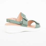 Klouds Elegance Edith Sage Sandals back. Size 44 womens shoes