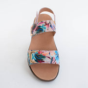 Klouds Elegance Print Hibiscus Sandals top. Size 43 womens shoes
