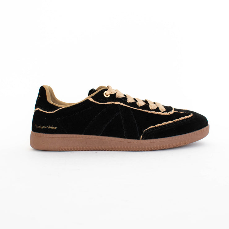 ASFVLT Elite Black Gold Sneakers side. Size 42 womens shoes
