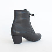 Cabello Elvie Black Ankle Boot back. Size 44 womens shoes