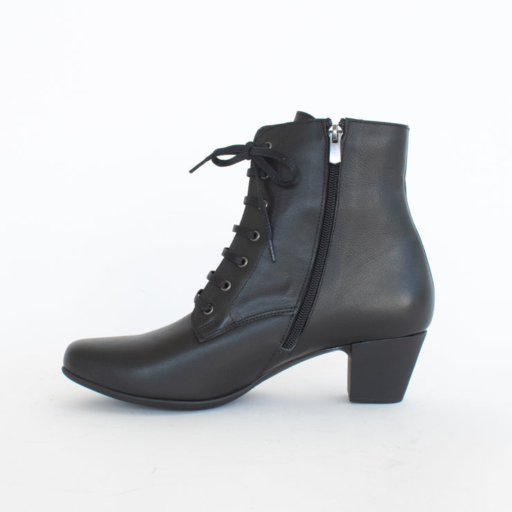 Cabello Elvie Black Ankle Boot inside. Size 42 womens shoes