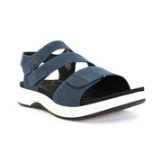 Josef Seibel Estelle 03 Ocean Sandal front. Size 43 womens shoes