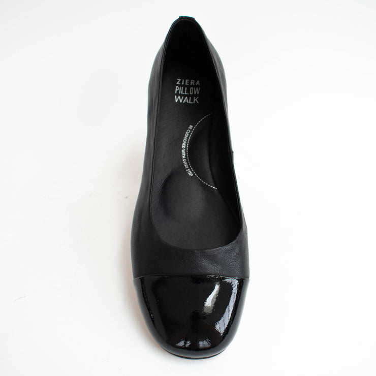 Ziera Exid Black Ballet Flats top. Size 43 womens shoes 