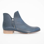Django and Juliette Faye Navy Ankle Boots side. Size 42 womens shoes