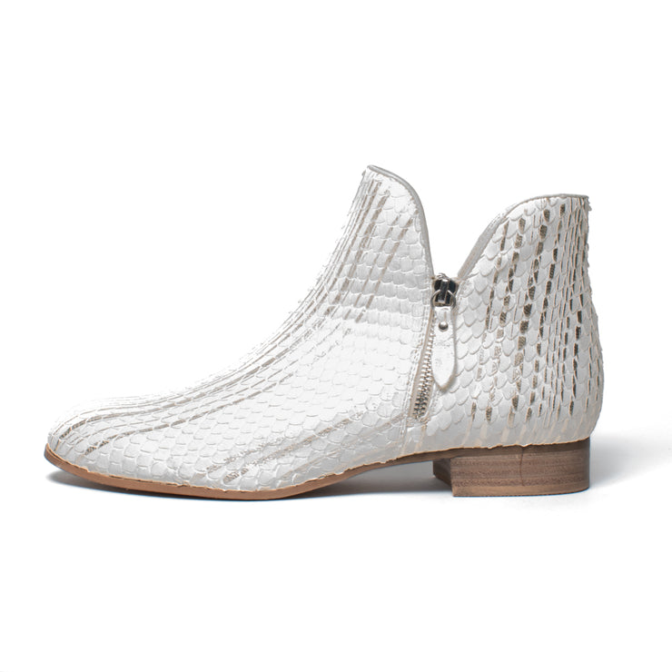 Django and Juliette Faye Almond Metallic Ankle Boot inside. Size 45 womens shoes