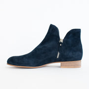 Django and Juliette Faye Navy Suede Ankle Boots inside. Size 45 womens shoes