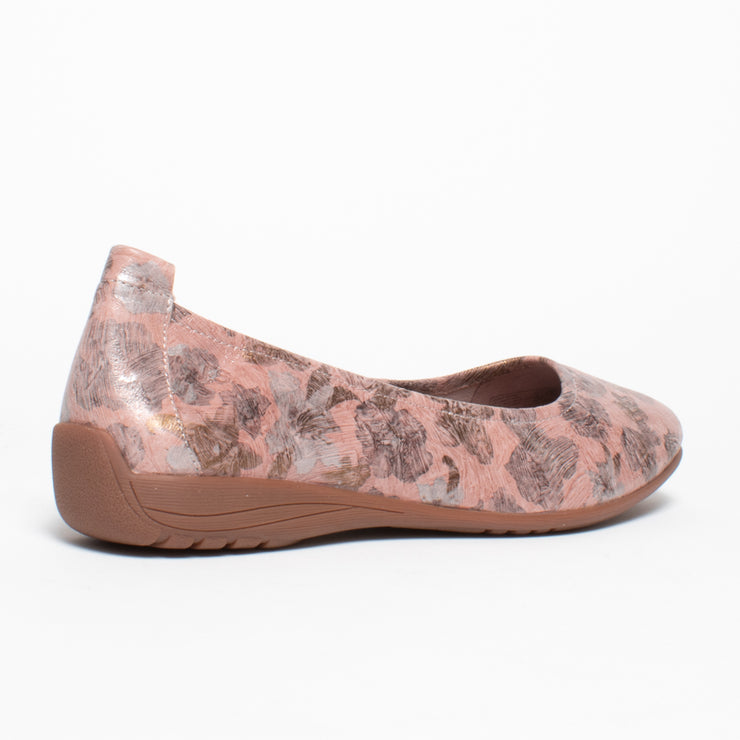 Josef Seibel Fenja 01 Pink Multi Shoe back. Size 44 womens shoes