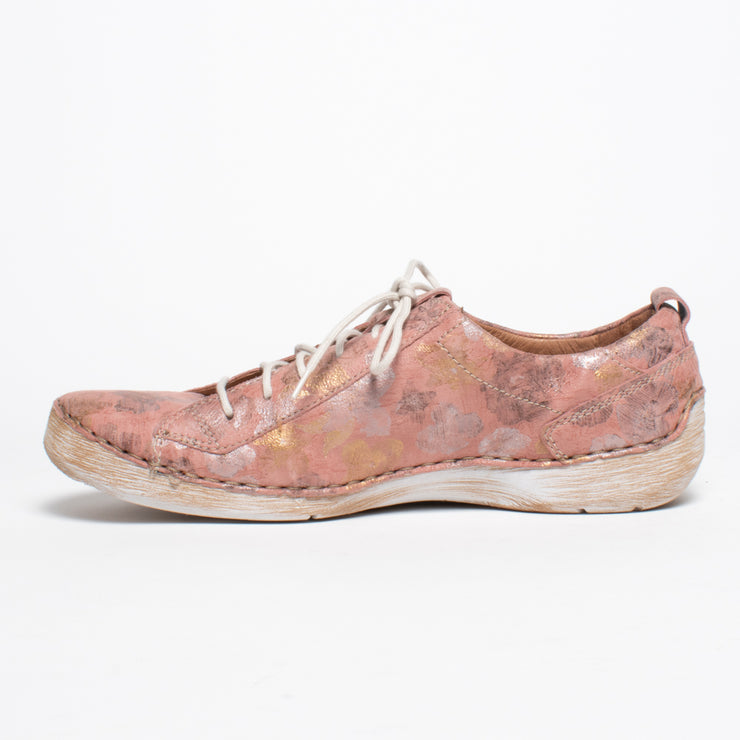 Josef Seibel Fergey 56 Pink Multi Sneaker inside. Size 44 womens shoes