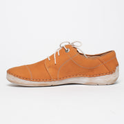 Josef Seibel Fergey 20 Orange Sneaker inside. Size 45 womens shoes