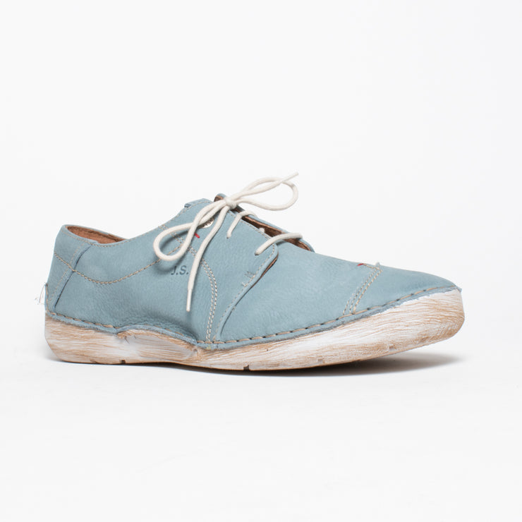 Josef Seibel Fergey 20 Sky Blue Sneaker front. Size 43 womens shoes