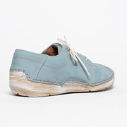 Josef Seibel Fergey 20 Sky Blue Sneaker back. Size 44 womens shoes