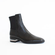 Django and Juliette Ferlee Black Ankle Boot front. Size 43 womens shoes