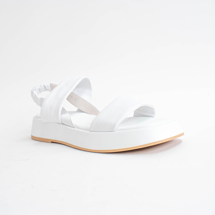 Isabella Fingal White Sandals front. Size 43 womens shoes