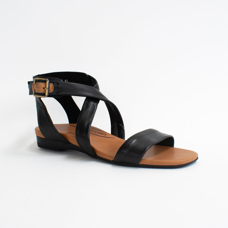 CBD Frazer Black Sandals front. Size 43 womens shoes