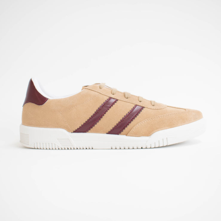 Plumaflex Freda Camel Sneaker side. Size 42 womens shoes