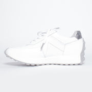 Gelato Freelance White Silver Sneaker inside. Size 45 womens shoes