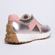 Freelance Gold Multi Sneaker back. Womens size 44 shoes