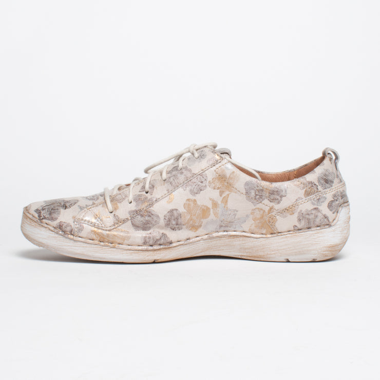 Josef Seibel Fergey 56 Creme Multi Sneaker inside. Size 45 womens shoes