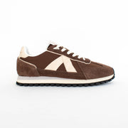 ASFVLT Gate Brown Tan Gold Sneakers side. Size 42 womens shoes