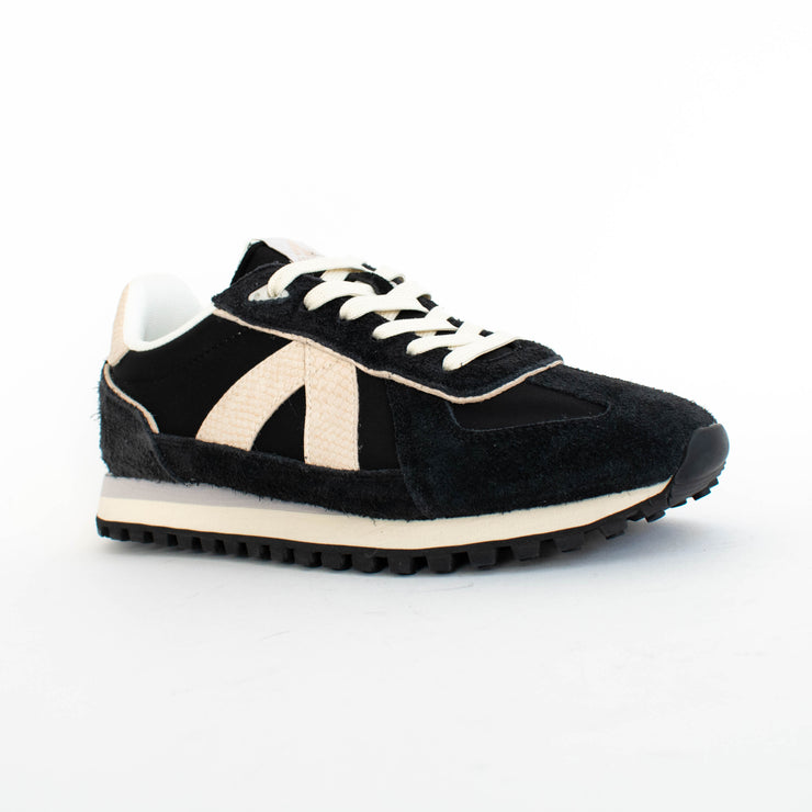 ASFVLT Gate Black Snake Gold Sneakers front. Size 43 womens shoes