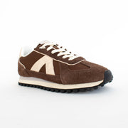 ASFVLT Gate Brown Tan Gold Sneakers front. Size 43 womens shoes