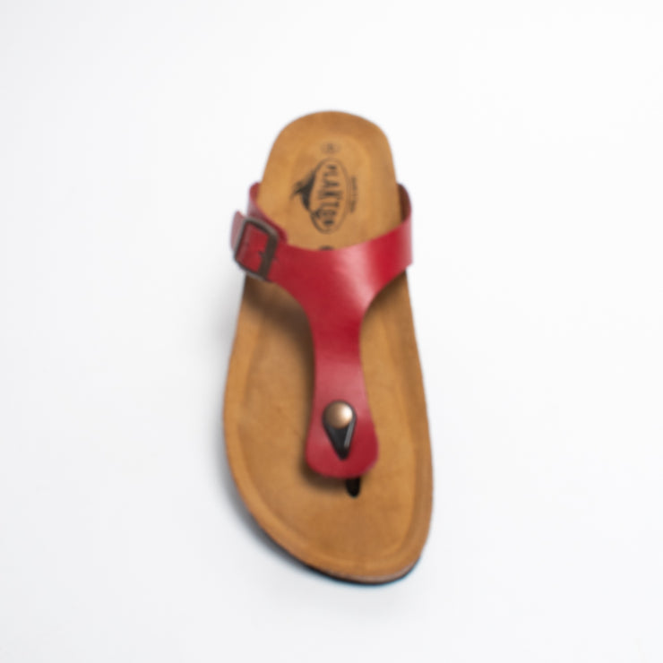 Plakton Georgia Dark Red Sandal top. Size 46 womens shoes