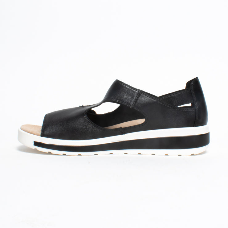 Ziera Gialisse Black Sandal inside. Size 42 womens shoes