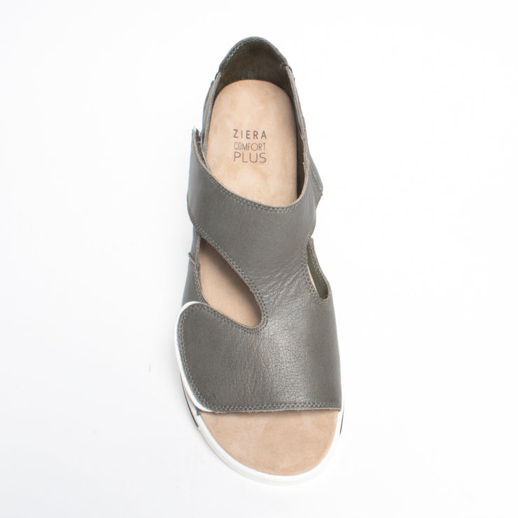 Ziera Gialisse Olive Sandal top. Size 43 womens shoes