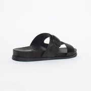 Hush Puppies Goddess Black Sandal back. Size 12 womens shoes