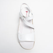 Pure Comfort Hena White Sandal top. Size 46 womens shoes