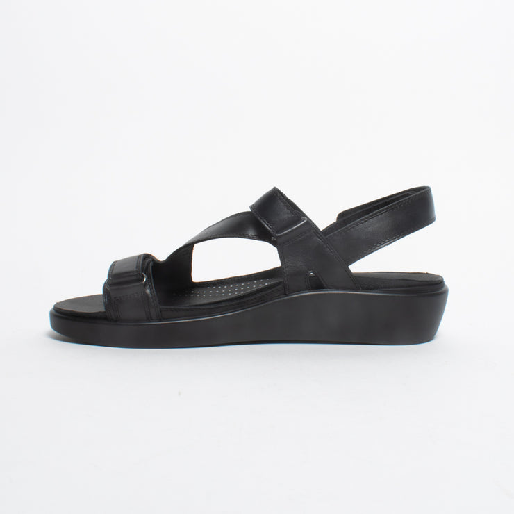 Pure Comfort Black Sandal inside. Size 45 womens shoes