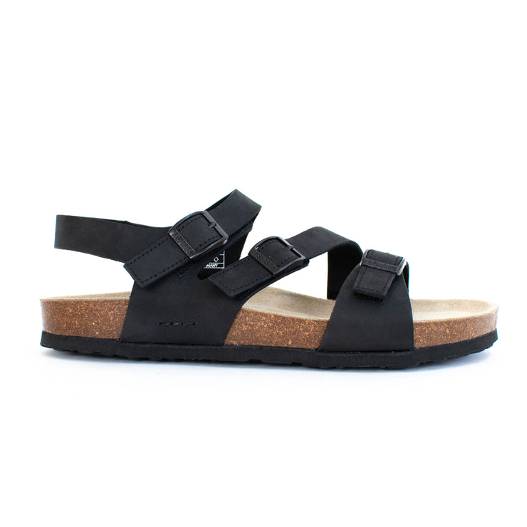 Josef Seibel Hermine 16 Black Sandals side. Size 42 womens shoes