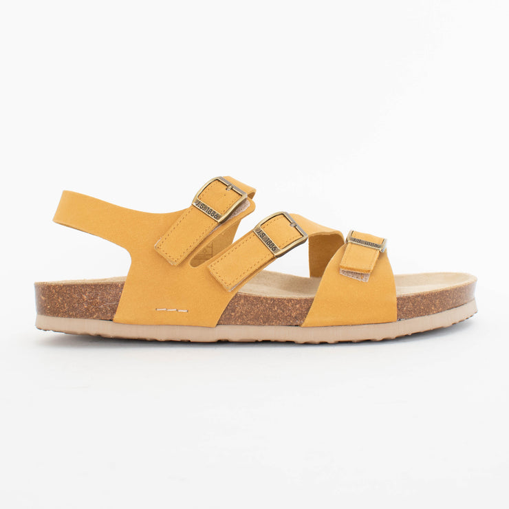 Josef Seibel Hermine 16 Mango Sandals side. Size 42 womens shoes