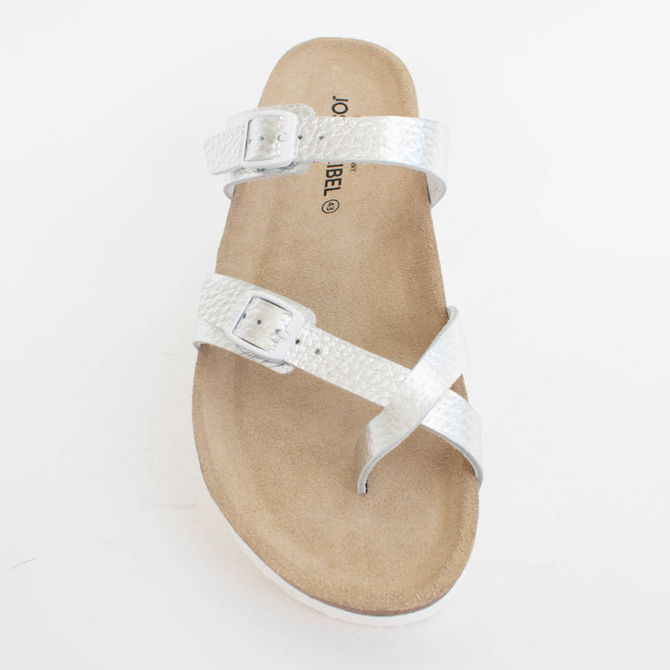 Josef Seibel Hermine 01 Silver Sandals top. Size 42 womens shoes