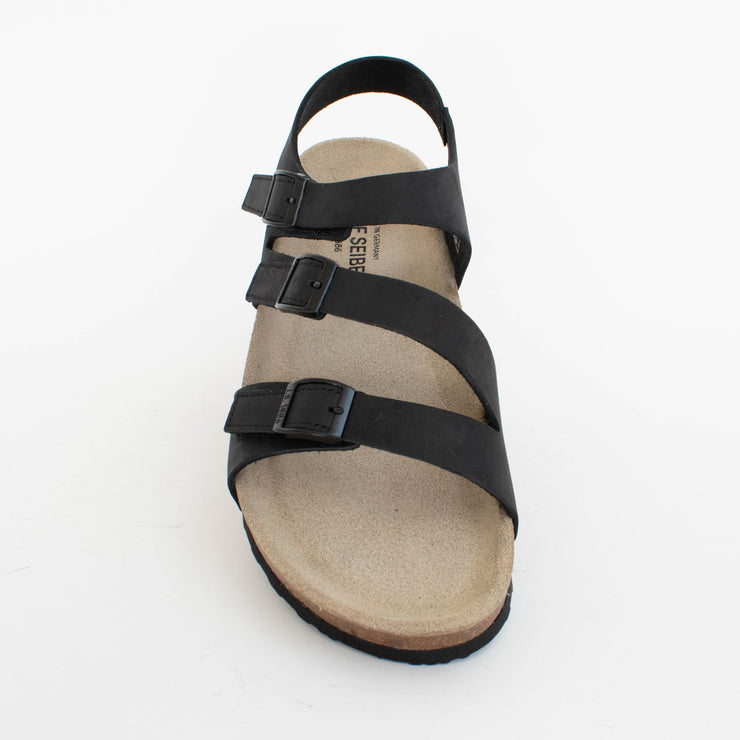 Josef Seibel Hermine 16 Black Sandals top. Size 42 womens shoes