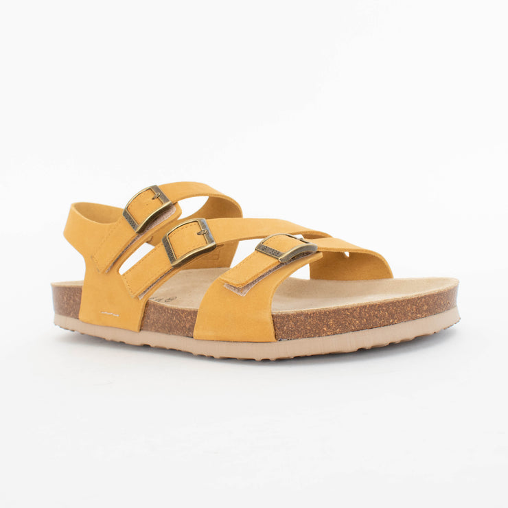 Josef Seibel Hermine 16 Mango Sandals front. Size 43 womens shoes
