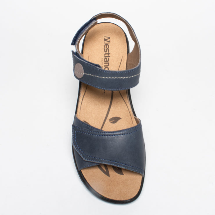 Westland Ibiza 79 Blue Sandal top. Size 43 womens shoes