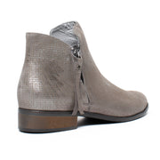 Django and Juliette Icecap Pewter Cut Ankle Boot back. Size 44 womens shoes
