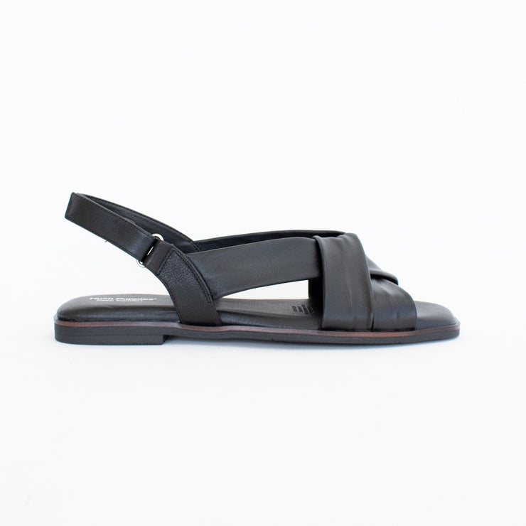 Hush Puppies Indulge Black Sandals side. Size 10 womens shoes