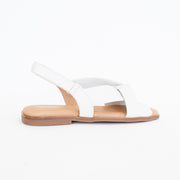 Hush Puppies Indulge White Sandals back. Size 12 womens shoes