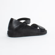 Ziera Isolde Black Sandal back. Size 44 womens shoes