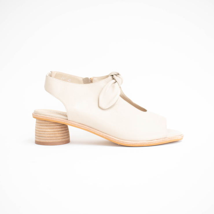 Isabella Ivy Almond Sandals side. Size 42 womens shoes