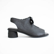 Isabella Ivy Black Sandals side. Size 42 womens shoes