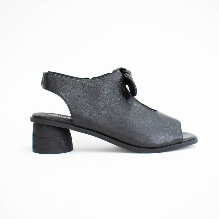 Isabella Ivy Black Sandals side. Size 42 womens shoes